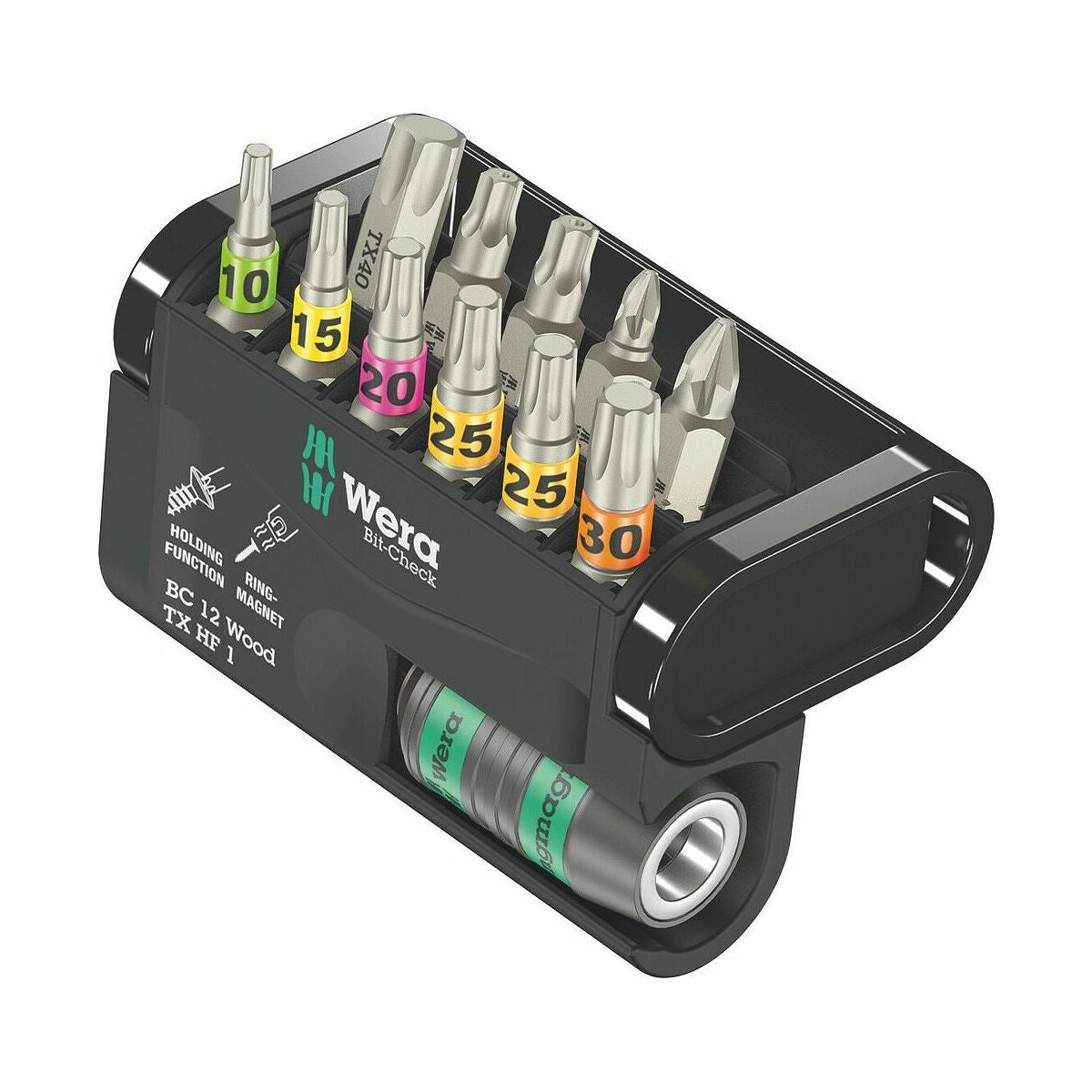 Wera bit-check 12 wood tx hf 1 bitset (12‑delig)