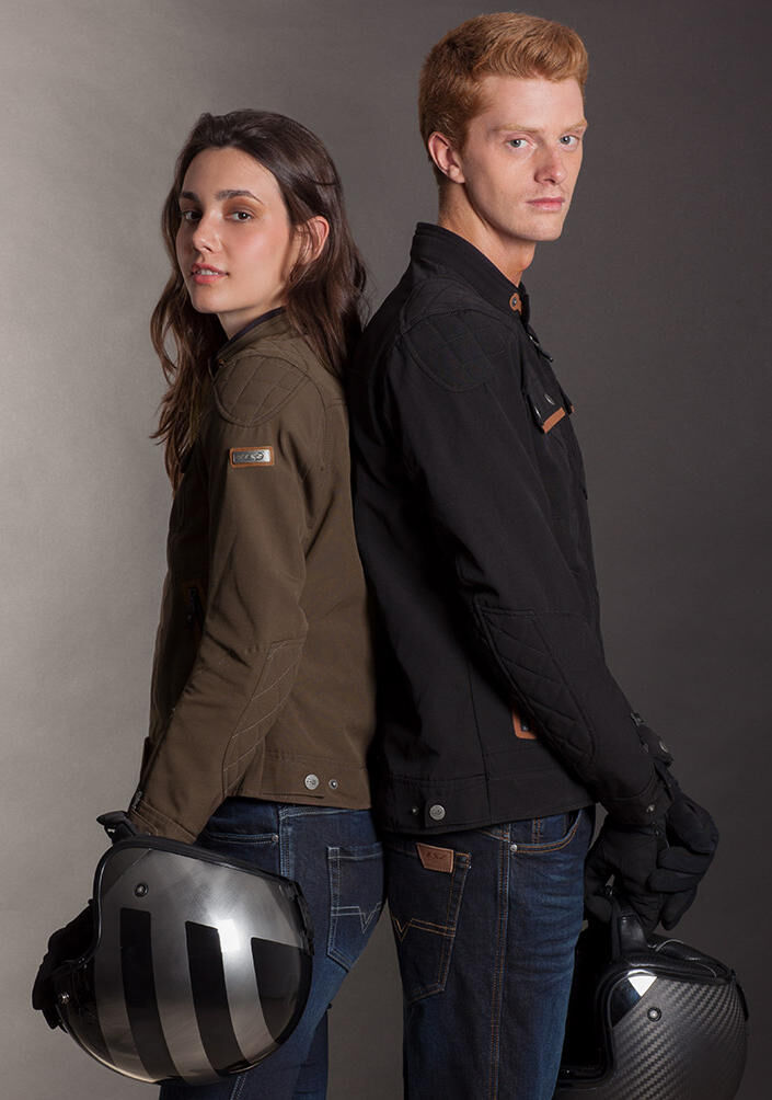 Chaqueta ls2 bala chaqueta bala dama marrón xl