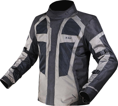 Ls2 giacca scout giacca scout uomo nero grigio scuro xxl