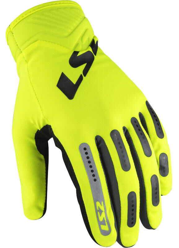 Guantes ls2 bend man guante bend man h-v amarillo gris l