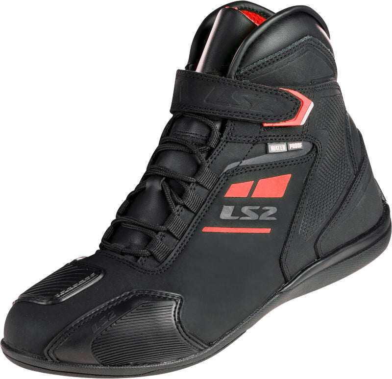 Ls2 bota garra wp señora botas garra señora wp negro rojo 39