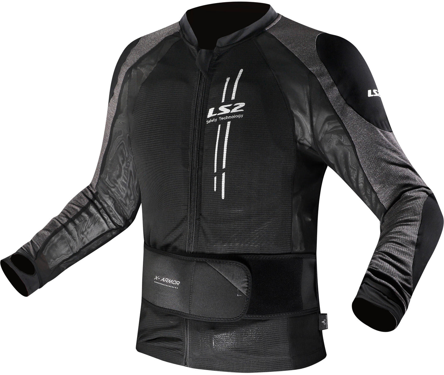 Chaqueta ls2 x-armor chaqueta x-armor hombre negro plata m l