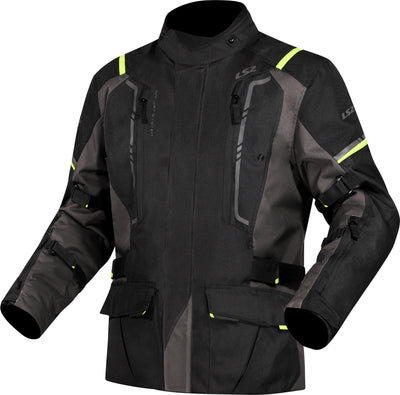 Giacca Ls2 Narvik Giacca Narvik Uomo Nero Grigio Giallo Neon L