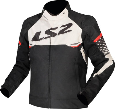 Ls2 apex jacket jacket apex men black white red size xl