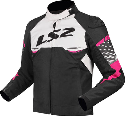 Ls2 jacke apex jacket apex ladies black white pink gr. l