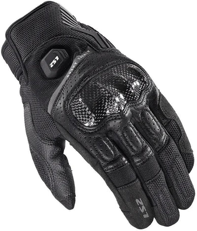 Ls2 gloves atom man glove atom mens black gr. l