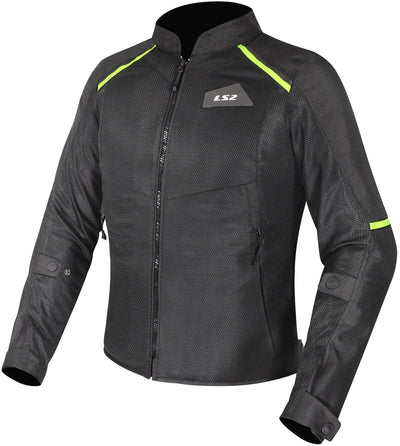 Ls2 chaqueta brisa señora chaqueta brisa señoras negro amarillo gr. s