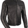 Chaqueta de cuero oxford walton 2.0 chaqueta walton 2.0 aa cuero negro talla 5xl
