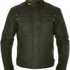 Oxford Jacket Hardy Wax Cotton Olive Gr. s