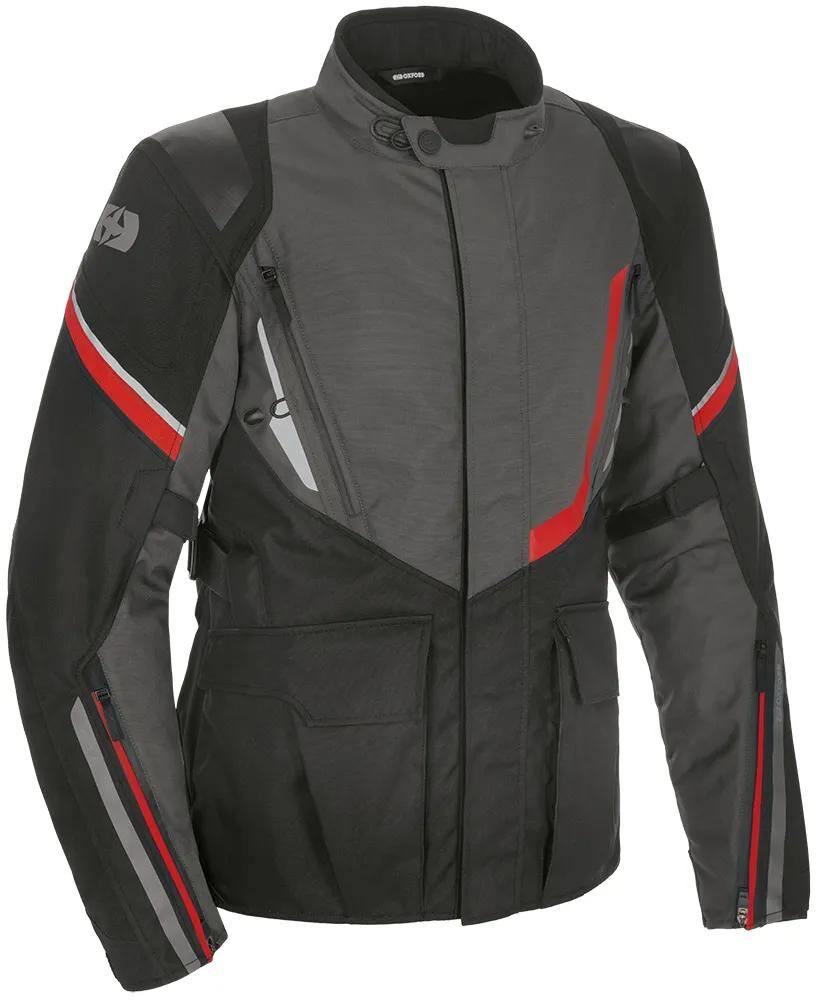 Oxford jas montreal 4.0 jacket montreal 4. black grey red gr.s