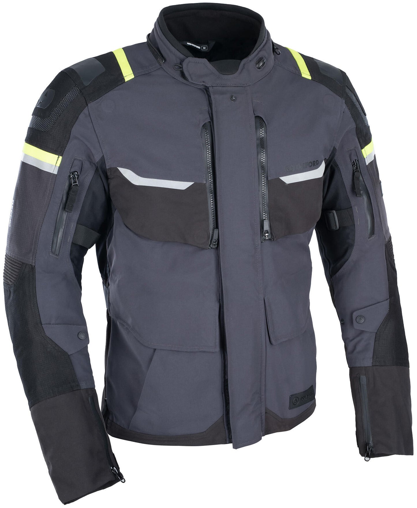 Oxford jas stormland jacket stormland gray sw neon yellow gr. x