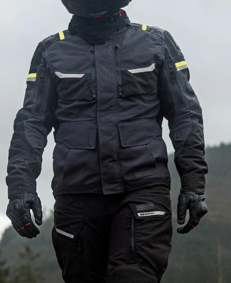Oxford jas stormland jacket stormland gray sw neon yellow gr. x