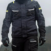 Oxford jas stormland jacket stormland gray sw neon yellow gr. 4