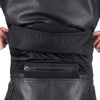 Giacca in pelle braccia raide 3.0 ms nera rossa Gr.3xl