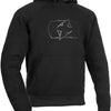 Maglione con cappuccio Oxford con cappuccio Ms Black Size M
