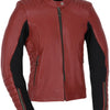 Giacca in pelle Oxford Rad Ws Red 40