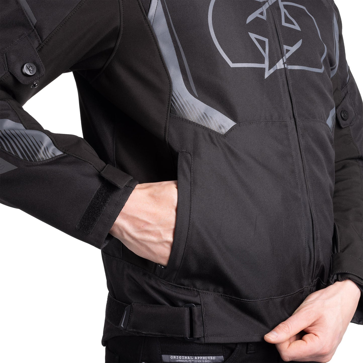 Oxford Jacket Omega 1.0 D2D MS Black Gr. Xxl