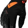 UFO hace pis en el guante de motocross Muria. guantes ufo muria naranja negro gr. yo