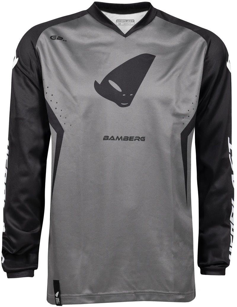 Ufo plast jersey mx bamberg mx jersey ufo bamberg black grey gr. l