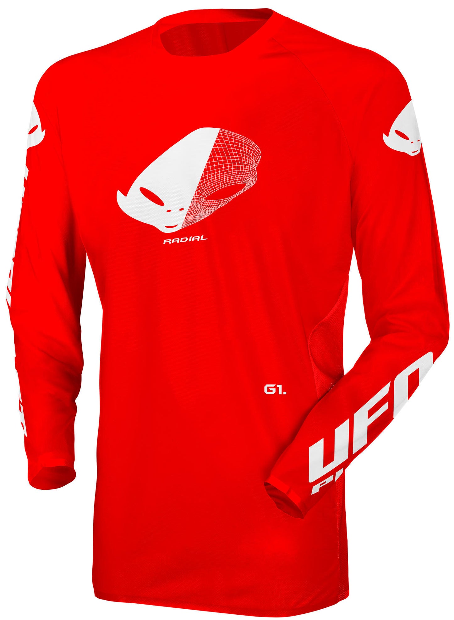 Maglia mx Ufo plast maglia mx radiale maglia ufo radial rossa gr. m
