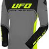 Ufo plast jersey mx ares mx jersey ufo ares gray black size xl