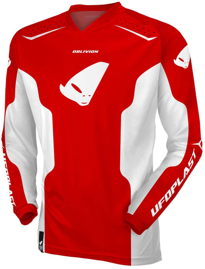 Ufo plast jersey mx oblivion mx jersey ufo oblivion red white gr. l