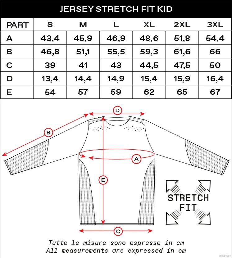Ufo plast jersey ares kids children's jersey ufo are red blue gr. s