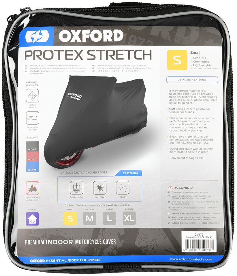 Oxford vouwgarage protex protex bike covers stretch indoor l black