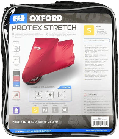 Oxford Protex Bike Covers Stretch Indoor XL Red
