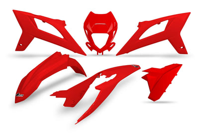 Kit de molduras de carrocería Ufo Plast Ufo Beta rojo