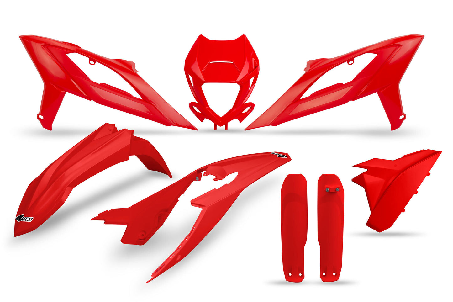 Kit de molduras de carrocería Ufo Plast Ufo Beta rojo