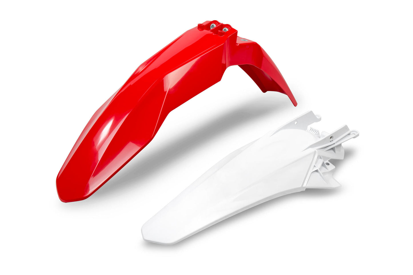 Set parafanghi ufo plast set parafanghi ufo plast set parafanghi ufo gasgas oem rosso bianco