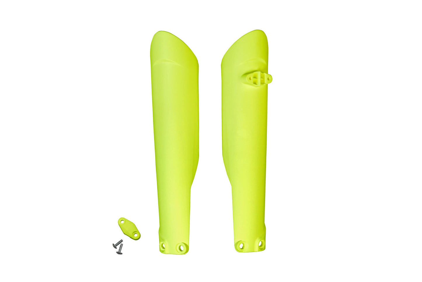Ufo plast voorvork bescherming fork protectors ufo husqvarna yellow