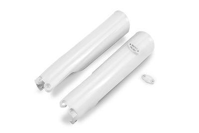 Ufo plast voorvork bescherming fork protectors ufo husqvarna white