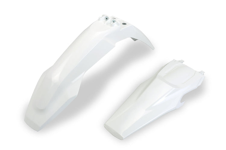 Ufo plast kotflügelsatz mudguard set ufo husqvarna oem white