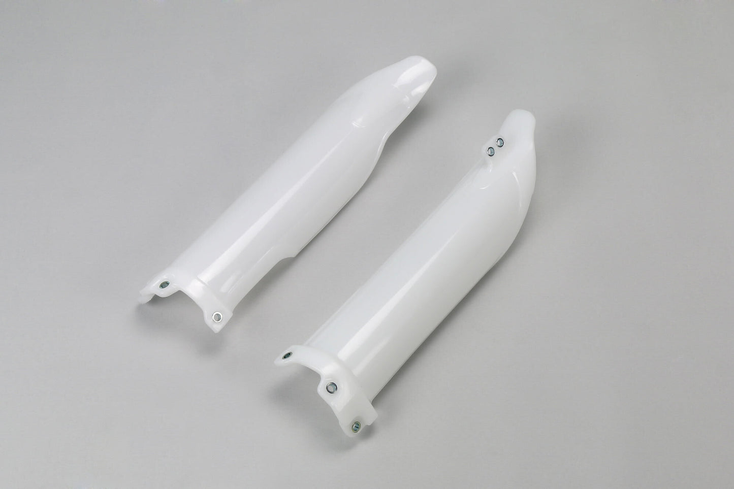 Ufo plast voorvork bescherming fork protectors ufo kawasaki white