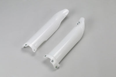 Ufo plast gabelprotektor fork protectors ufo kawasaki white