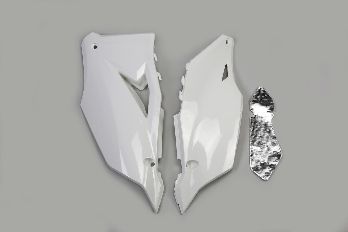 Ufo plast zijkap side covers ufo kawasaki white