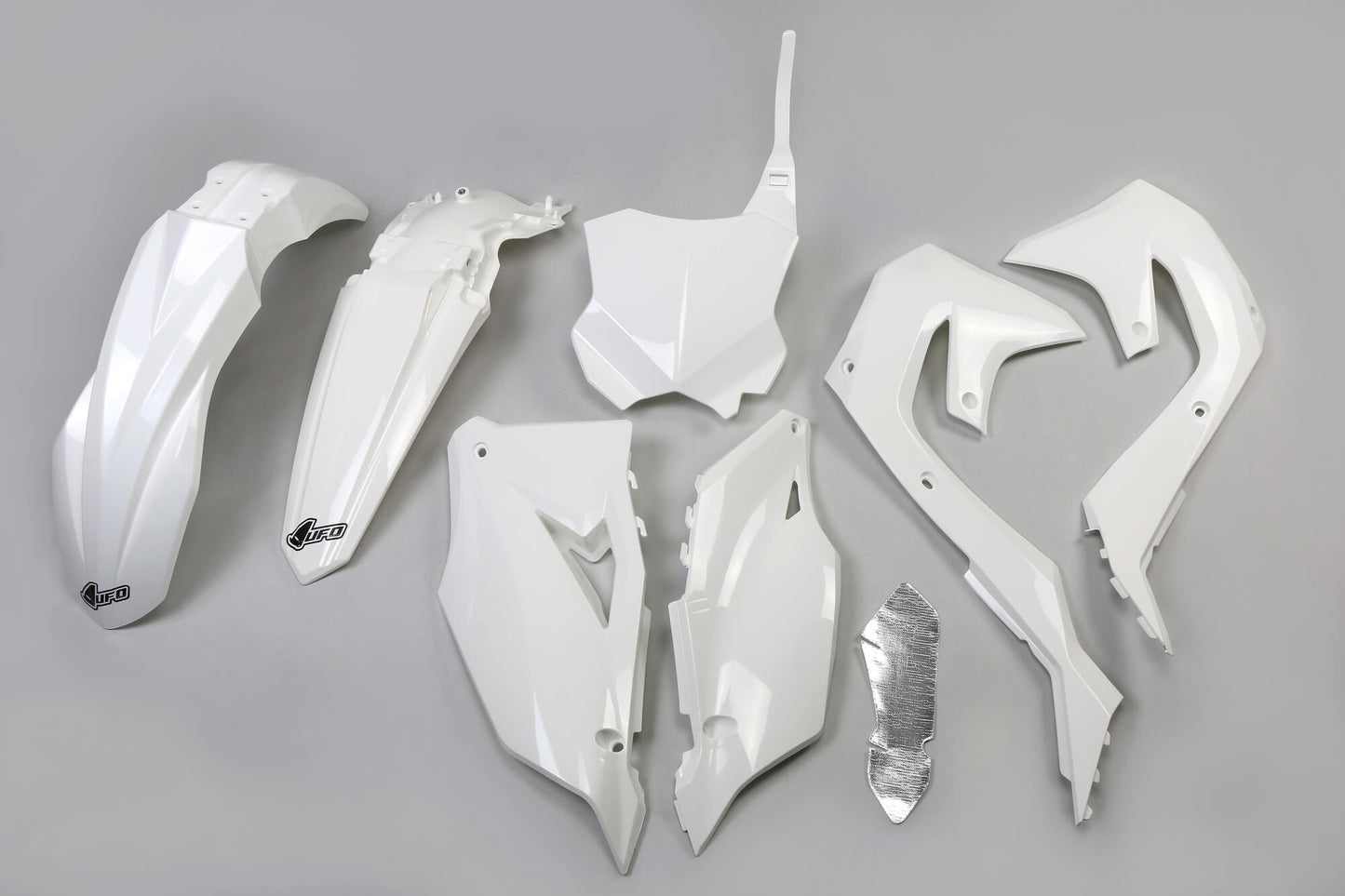 Ufo plast kappenset trim kit ufo kawasaki white
