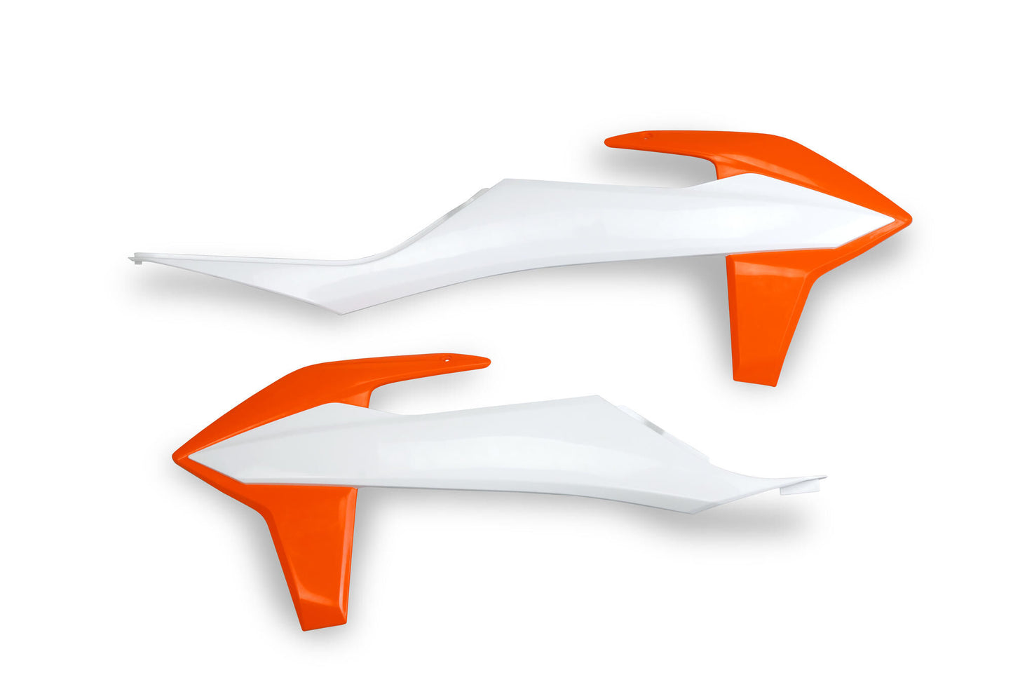 Tapa radiador ufo plast cubre radiador ufo ktm blanco naranja