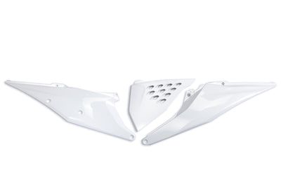 Ufo plast seitenverkleidung side covers ufo ktm white