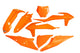 Ufo plast verkleidungssatz trim kit ufo ktm orange