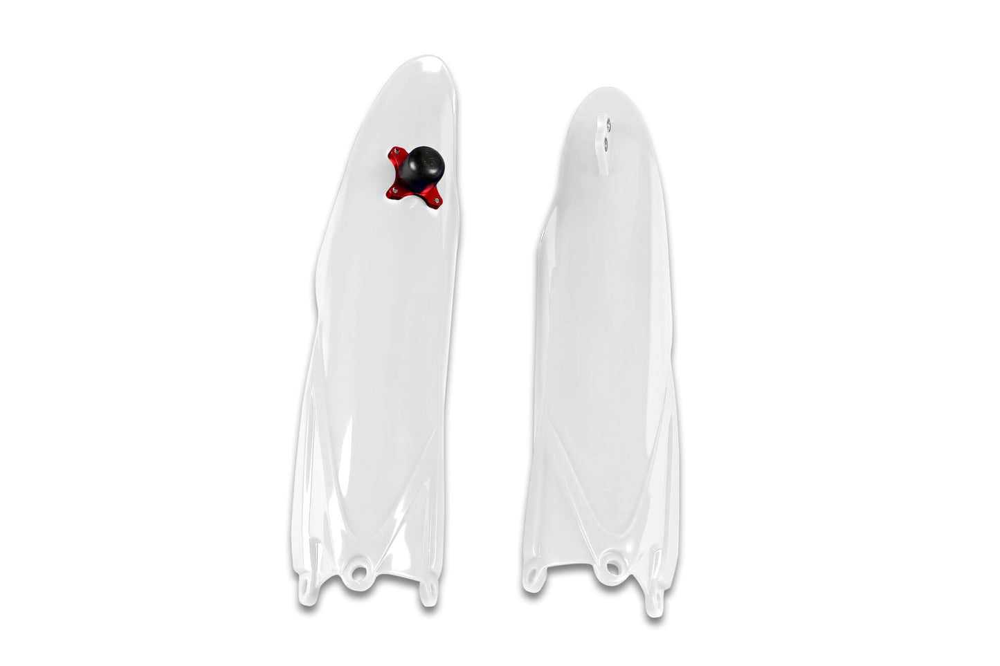 Protectores de horquilla delantera Ufo plast protectores de horquilla ufo yamaha blanco