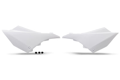 Tapas laterales ufo plast tapas laterales ufo yamaha blanco