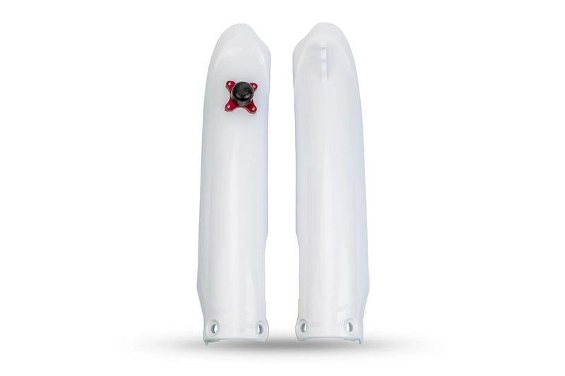 Ufo plast gabelprotektor fork protectors ufo yamaha white