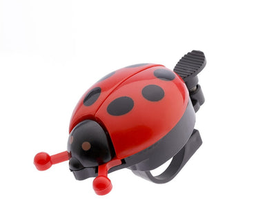 campanello per bicicletta coccinella junior 6,5 x 3,5 cm acciaio rosso