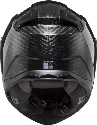 Ls2 full face helmet ff811 vector ii carbon solid helmet ff811 vect. ii solid bl.carbon m