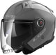 Ls2 jethelm of603 infinity ii solid helmet infinity ii gray gr. l