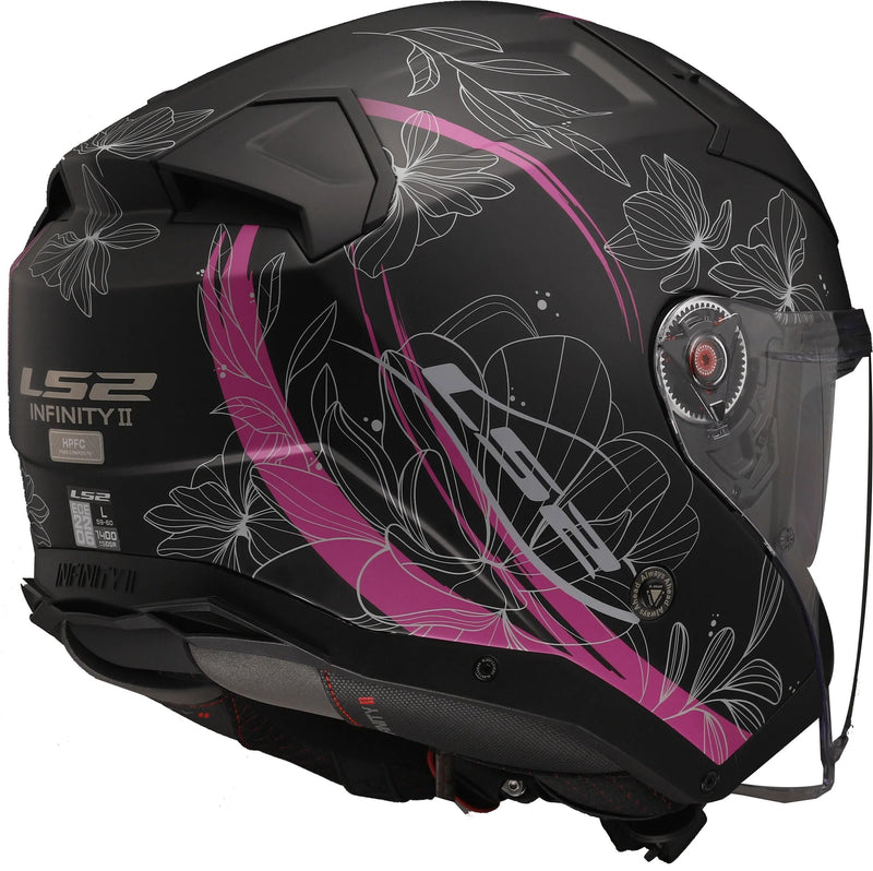 Casco jet Ls2 “of603 Infinity ii lotus” casco of603 infi. ii loto è nero rosa