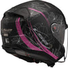 Casco jet Ls2 “of603 Infinity ii lotus” casco of603 infi. ii loto è nero rosa